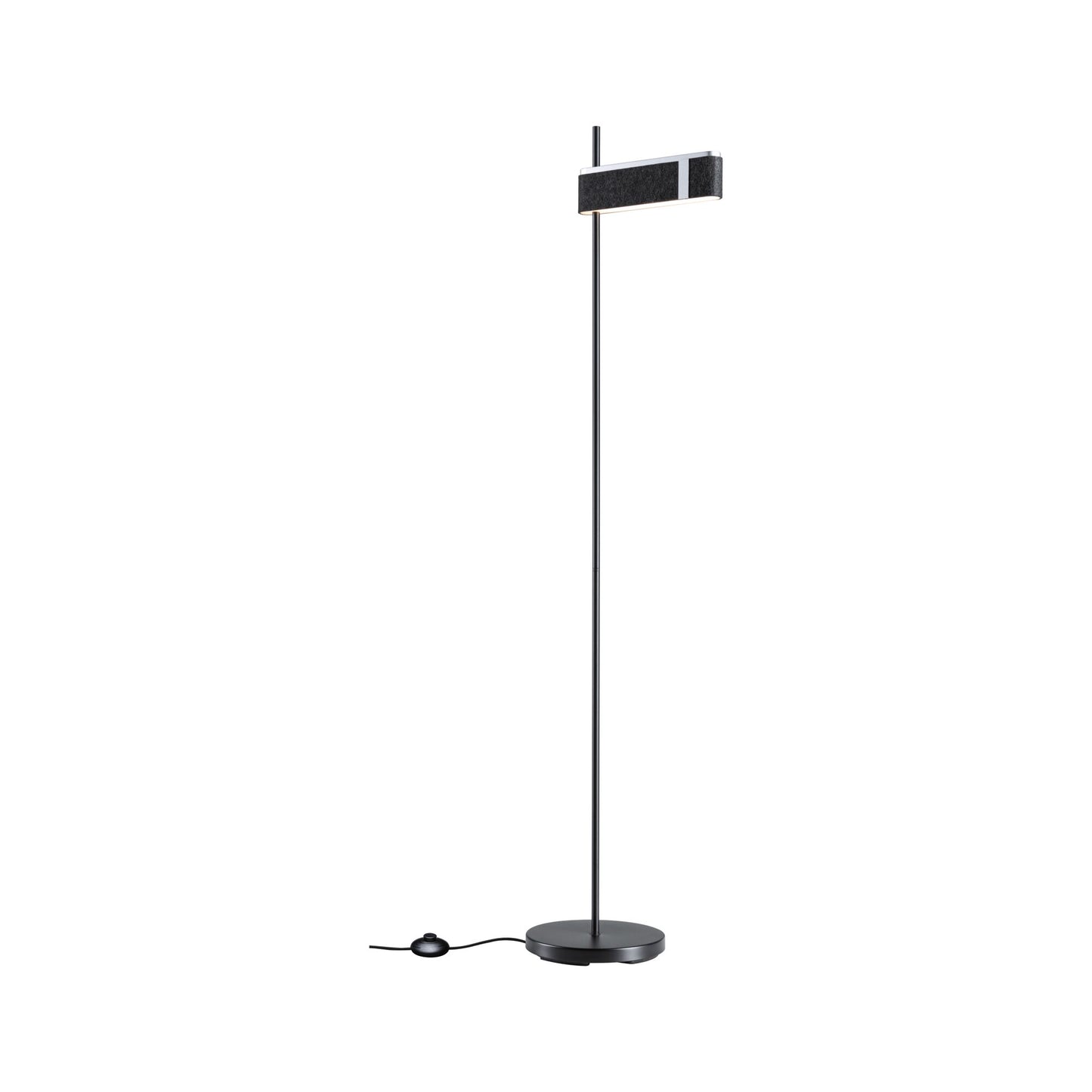Paulmann LED Stehleuchte Jagun 3-Step-Dim   2700K 1250lm 20,4W Anthrazit Filz#Kunststoff#Metall