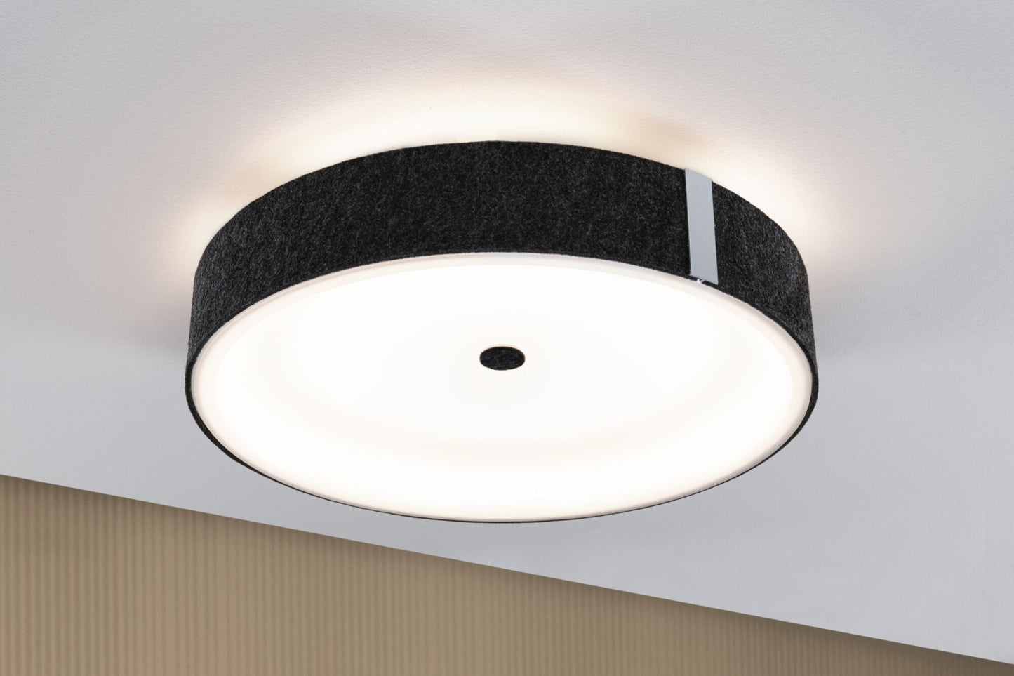 Paulmann LED Deckenleuchte Malika Smart Home Zigbee 3.0    Tunable White 2500lm 230V 26W dimmbar Anthrazit