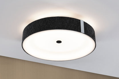 Paulmann LED Deckenleuchte Malika Smart Home Zigbee 3.0    Tunable White 2500lm 230V 26W dimmbar Anthrazit