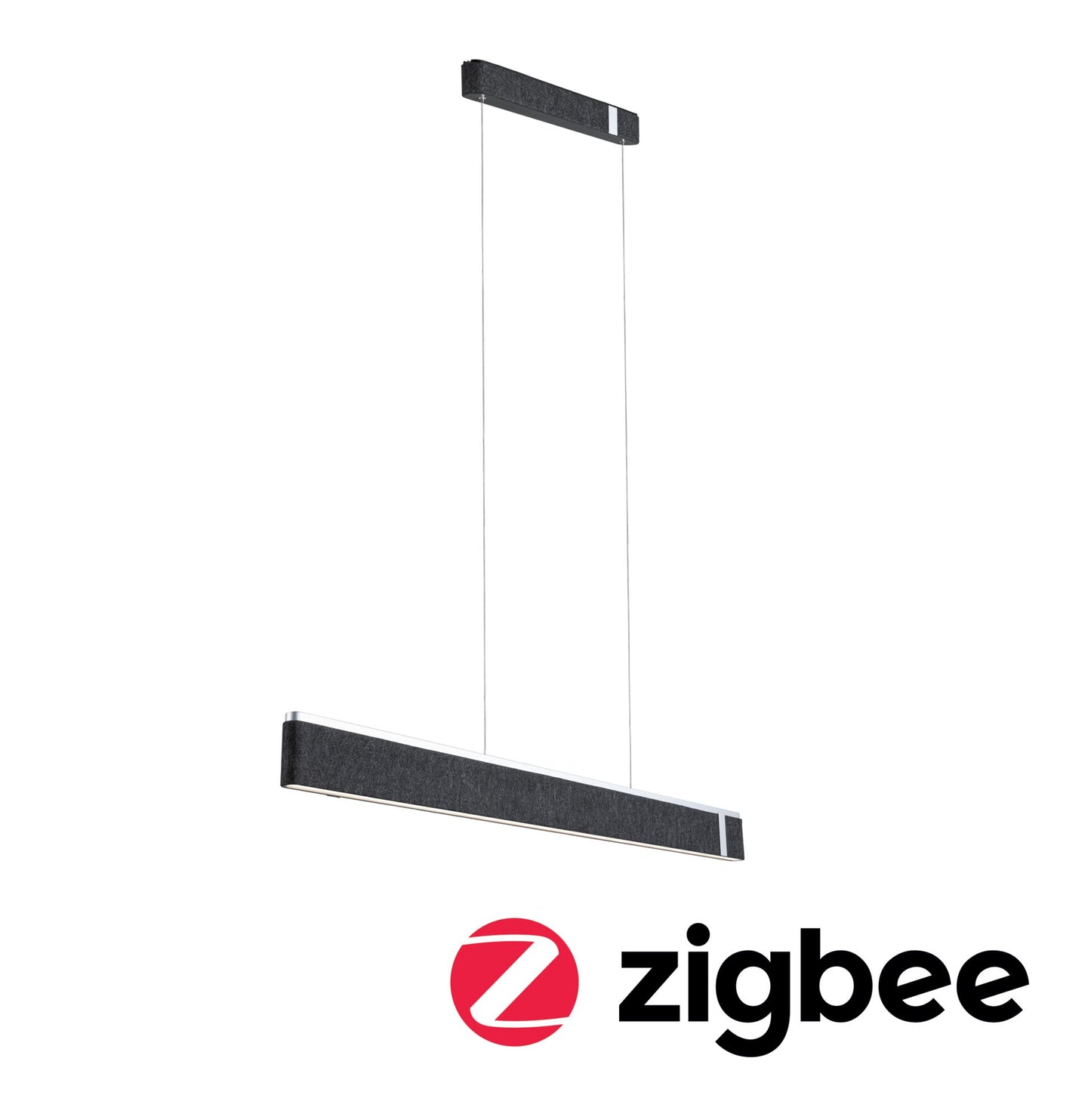 Paulmann LED Pendelleuchte Jagun Smart Home Zigbee 3.0    Tunable White 1800lm 21W Anthrazit dimmbar