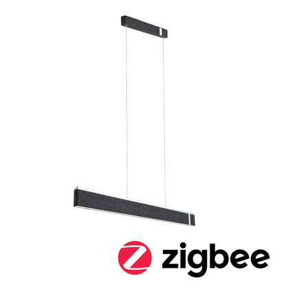 Paulmann LED Pendelleuchte Jagun Smart Home Zigbee 3.0    Tunable White 1800lm 21W Anthrazit dimmbar