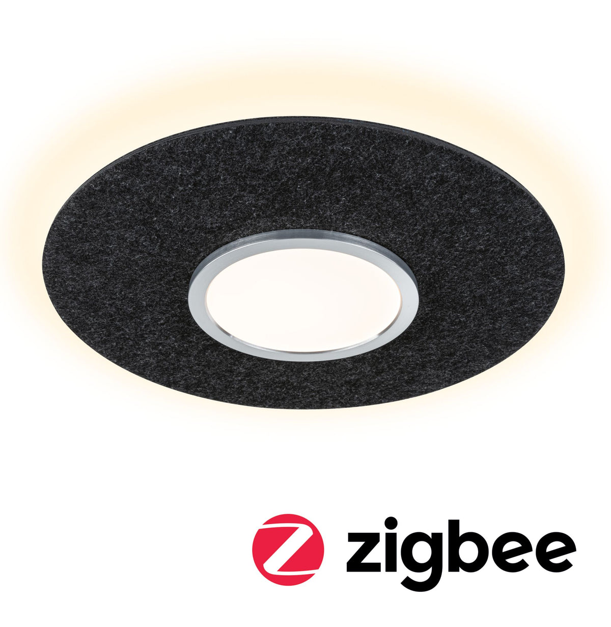 Paulmann LED Deckenleuchte Tulga Smart Home Zigbee 3.0    Tunable White 2000lm / 850lm 19W / 9W Anthrazit dimmbar