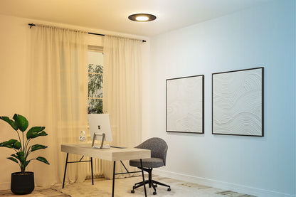 Paulmann LED Deckenleuchte Tulga Smart Home Zigbee 3.0    Tunable White 2000lm / 850lm 19W / 9W Anthrazit dimmbar