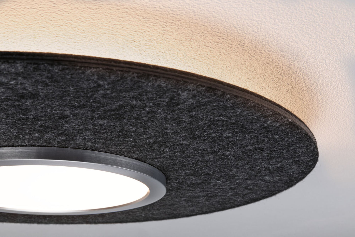 Paulmann LED Deckenleuchte Tulga Smart Home Zigbee 3.0    Tunable White 2000lm / 850lm 19W / 9W Anthrazit dimmbar