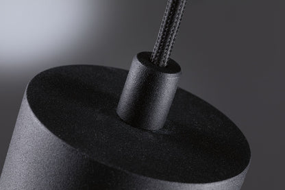 Paulmann LED Pendelleuchte Kame 9W Klar#Schwarz matt