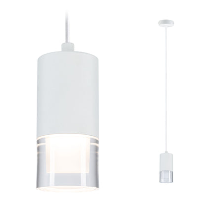 Paulmann LED Pendelleuchte Kame 9W Klar#Weiß matt