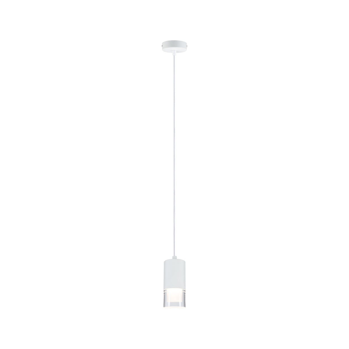 Paulmann LED Pendelleuchte Kame 9W Klar#Weiß matt