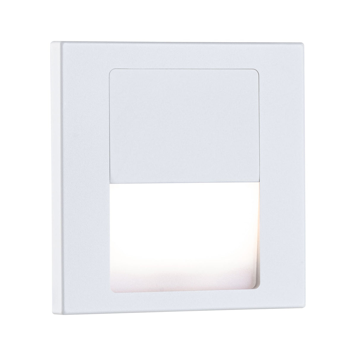 Paulmann LED Wandeinbauleuchte Tsaro eckig 80x36mm   1W 80lm 230V  2700K Weiß matt