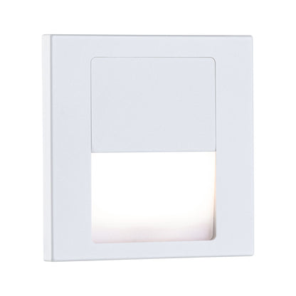 Paulmann LED Wandeinbauleuchte Tsaro eckig 80x36mm   1W 80lm 230V  2700K Weiß matt