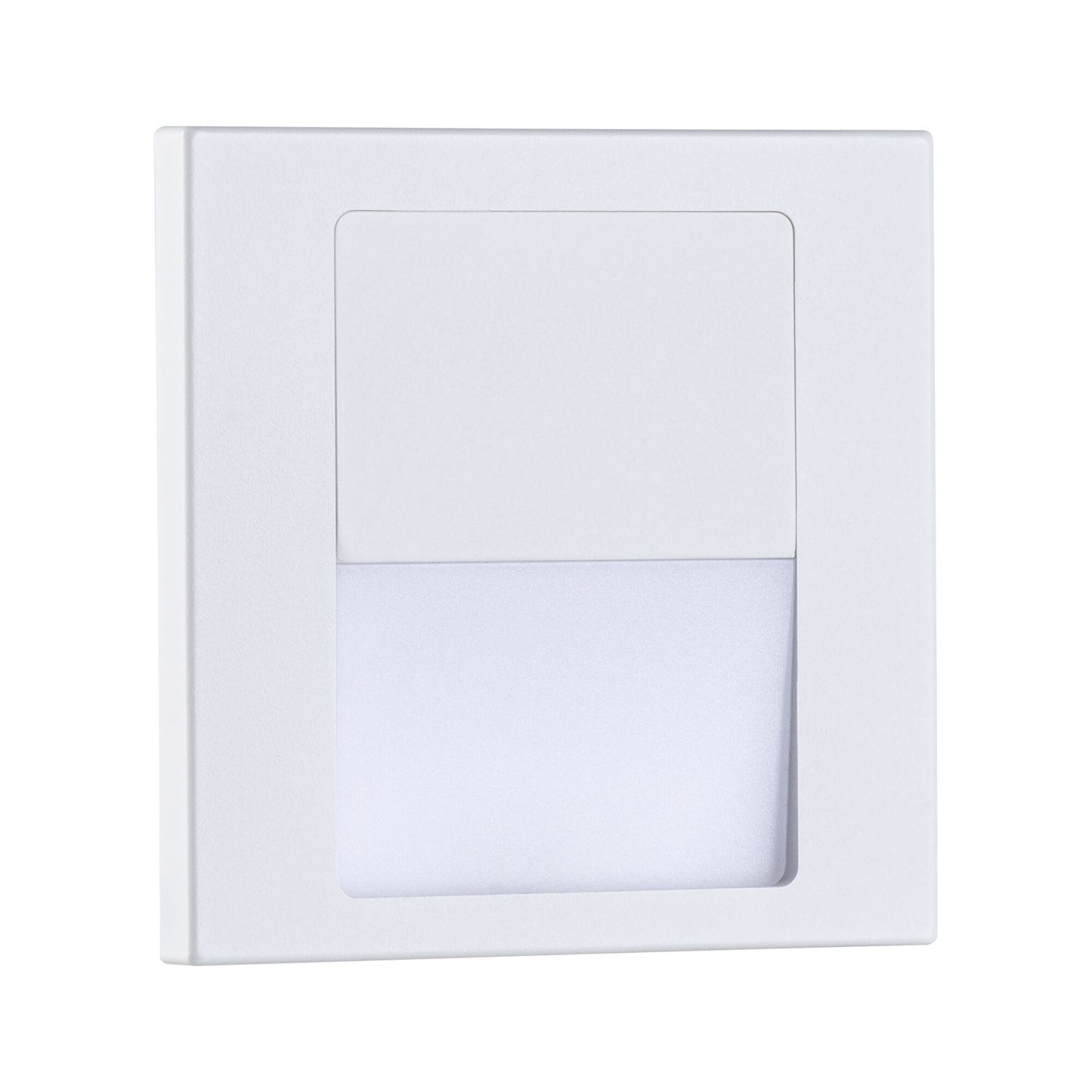 Paulmann LED Wandeinbauleuchte Tsaro eckig 80x36mm   1W 80lm 230V  2700K Weiß matt