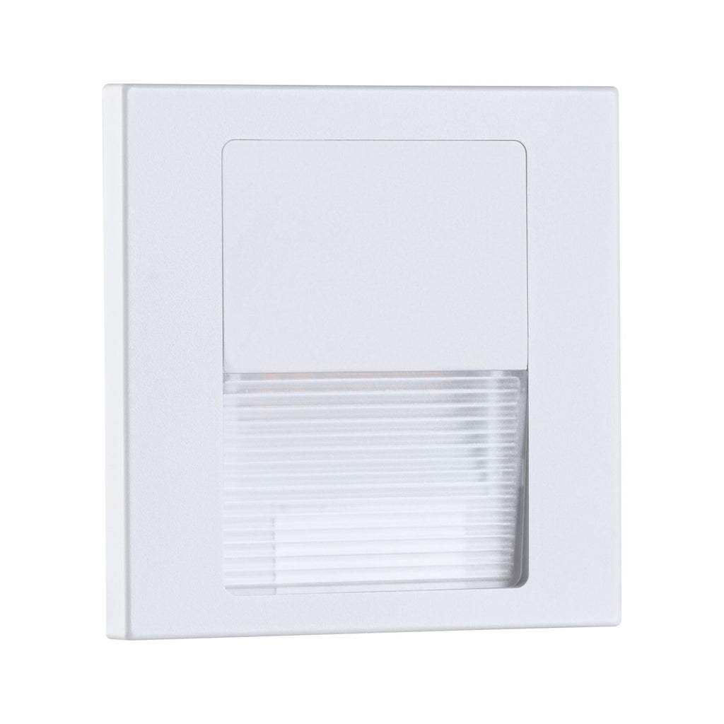 Paulmann LED Wandeinbauleuchte Tsaro eckig 80x36mm   1W 80lm 230V  2700K Weiß matt