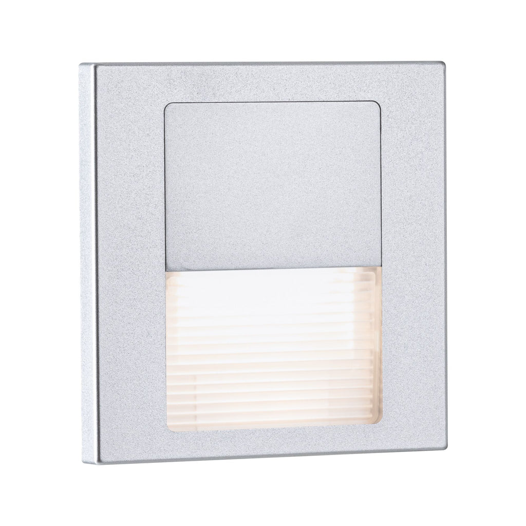 Paulmann LED Wandeinbauleuchte Tsaro eckig 80x36mm   1W 80lm 230V  2700K Chrom matt