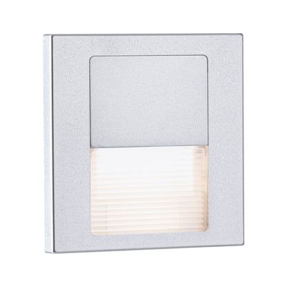 Paulmann LED Wandeinbauleuchte Tsaro eckig 80x36mm   1W 80lm 230V  2700K Chrom matt