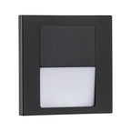 Paulmann LED Wandeinbauleuchte Tsaro eckig 80x36mm   1W 80lm 230V  2700K Schwarz matt