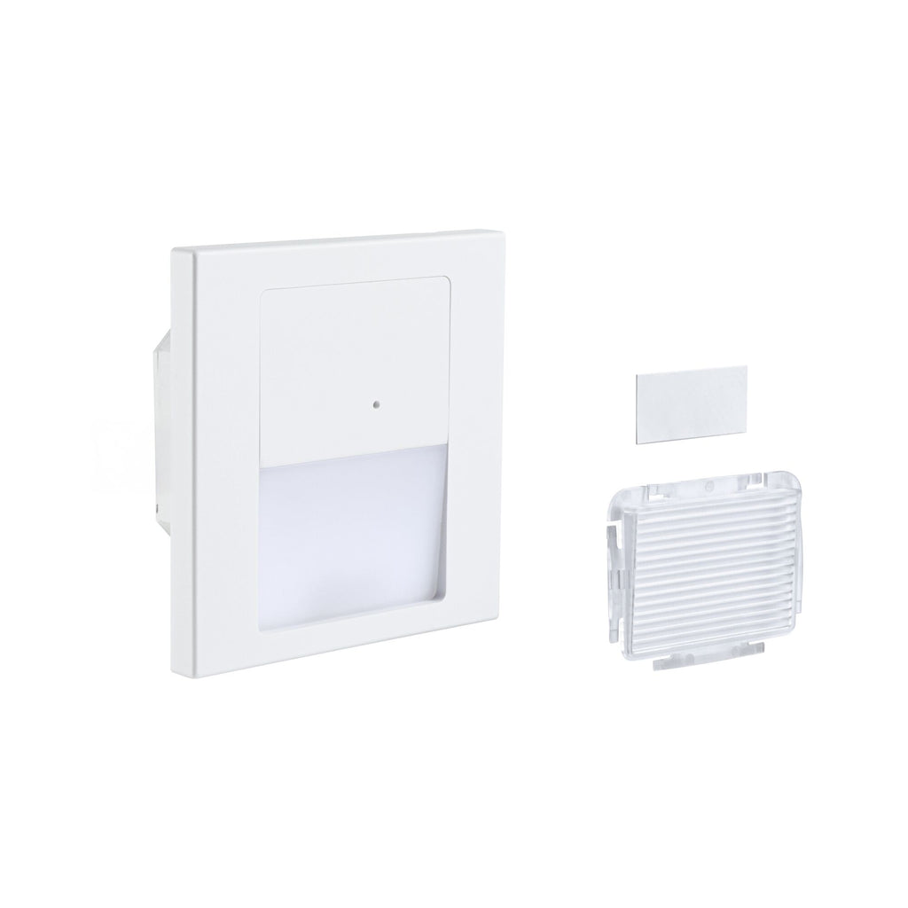 Paulmann LED Wandeinbauleuchte Tsaro eckig 80x36mm   1W 80lm 230V  2700K Weiß matt