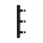 Paulmann Spiegelleuchte Regula II IP44 E14   230V max. 3x40W dimmbar Schwarz