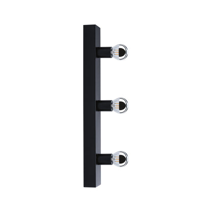 Paulmann Spiegelleuchte Regula II IP44 E14   230V max. 3x40W dimmbar Schwarz
