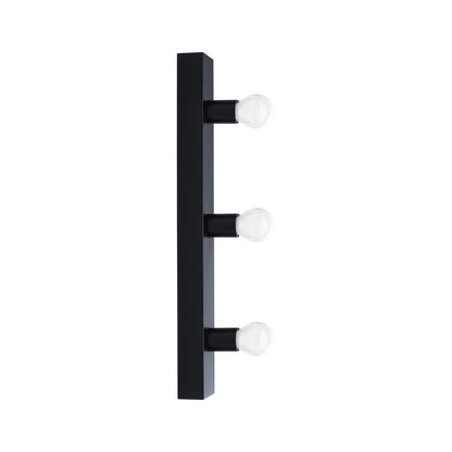 Paulmann Spiegelleuchte Regula II IP44 E14   230V max. 3x40W dimmbar Schwarz