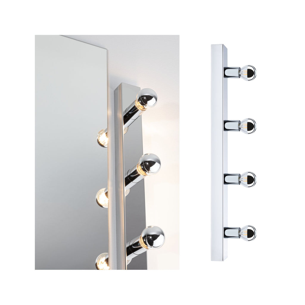 Paulmann Spiegelleuchte Regula II IP44 E14   230V max. 4x40W dimmbar Chrom
