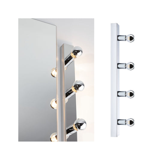 Paulmann Spiegelleuchte Regula II IP44 E14   230V max. 4x40W dimmbar Chrom