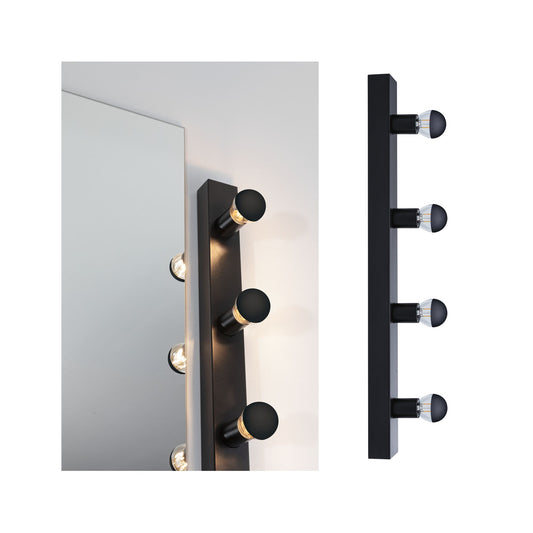 Paulmann Spiegelleuchte Regula II IP44 E14   230V max. 4x40W dimmbar Schwarz