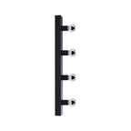 Paulmann Spiegelleuchte Regula II IP44 E14   230V max. 4x40W dimmbar Schwarz