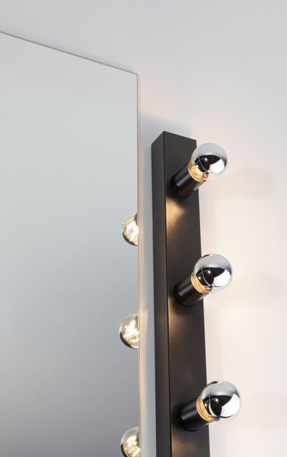 Paulmann Spiegelleuchte Regula II IP44 E14   230V max. 4x40W dimmbar Schwarz
