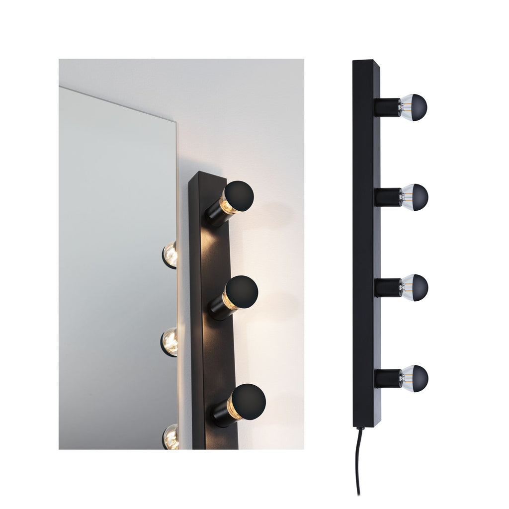 Paulmann Spiegelleuchte Regula II E14   230V max. 4x40W dimmbar Schwarz