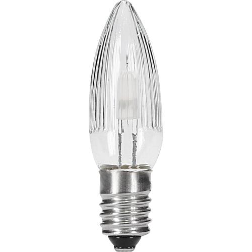 3x LED-Topkerze halb geriffelt E10 8-55V 0,1-0,5W