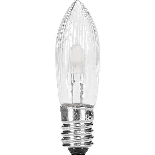 3x LED-Topkerze geriffelt E10 8-55V 0,1-0,5W) 913231