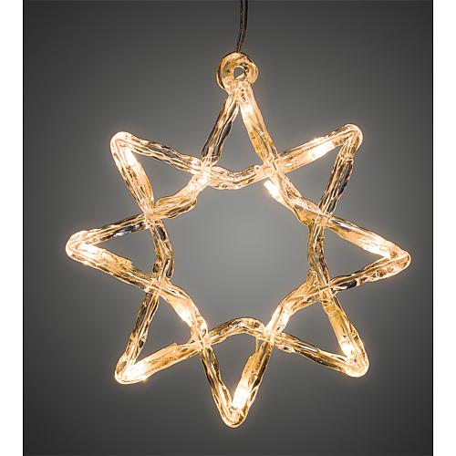 LED Lichtervorhang 5 Acrylsterne 4449-103