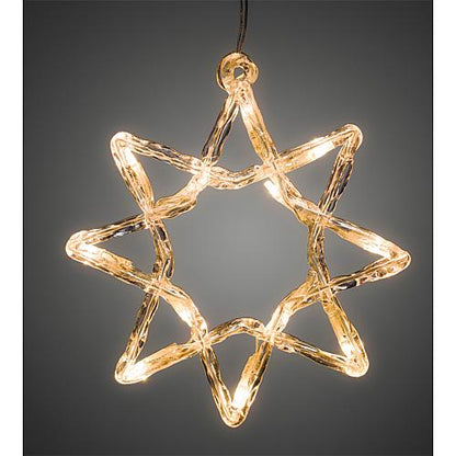 LED Lichtervorhang 5 Acrylsterne 4449-103