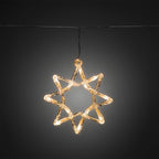 LED Lichtervorhang 5 Acrylsterne 4449-103