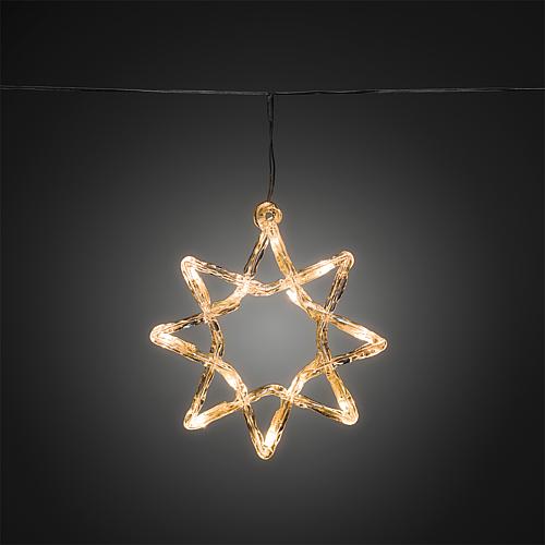 LED Lichtervorhang 5 Acrylsterne 4449-103
