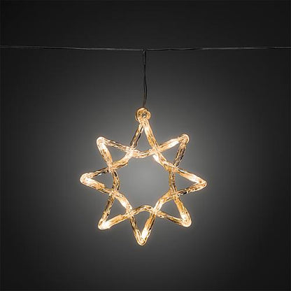 LED Lichtervorhang 5 Acrylsterne 4449-103