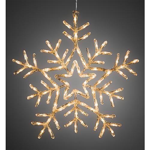 LED Acryl Schneeflocke 90 ww LED 4470-103