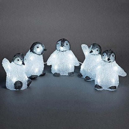 KONSTSMIDE LED Babypinguine 5er Set 40 kw Dioden 6266-203