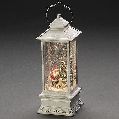 LED Wasserlaterne 'Weihnachtsmann mit Hund'4364-200