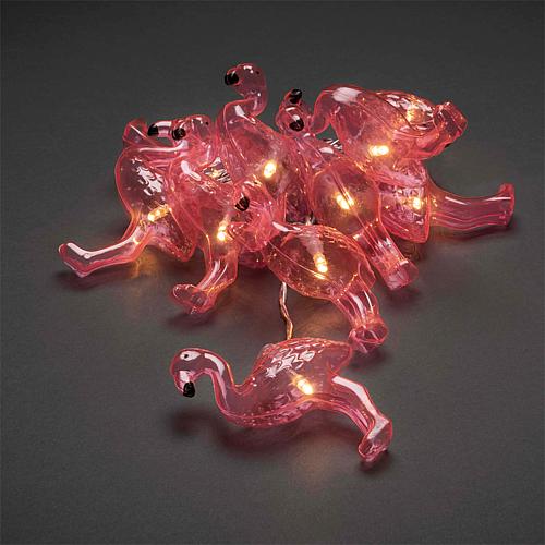 LED Dekolichterkette Flamingos 3132-343