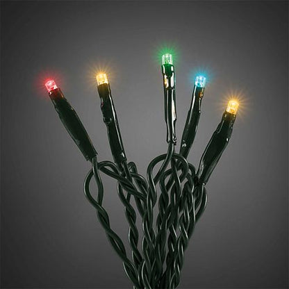 Micro LED-Lichterkette 200 flg bunt, grünes Kabel 6355-520