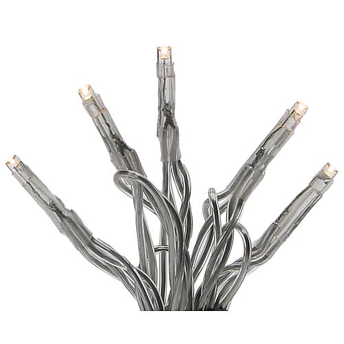 Micro LED-Lichterkette 200 flg ww, transp Kab 6355-123
