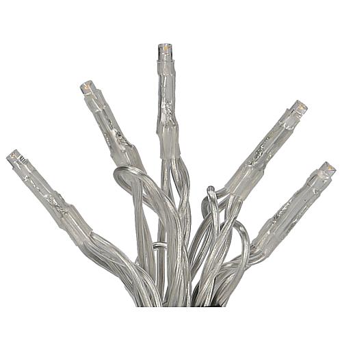Micro LED-Lichterkette 200 flg ww, transp Kab 6355-123