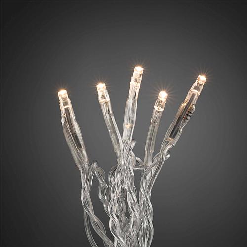 Micro LED-Lichterkette 200 flg ww, transp Kab 6355-123