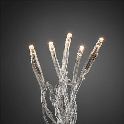 Micro LED-Lichterkette 200 flg ww, transp Kab 6355-123