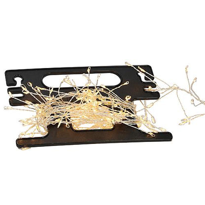 Micro LED-Büschellichterkette 200 flg bernsteinf mit Aufroller 6470-830