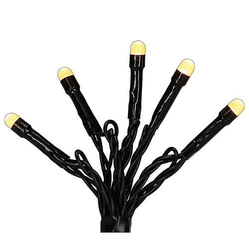 Micro LED-Lichterkette gefrostet 200 flg bernst 3813-800