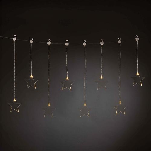 LED Lichtervorhang 8 ww Plexisterne 4452-103
