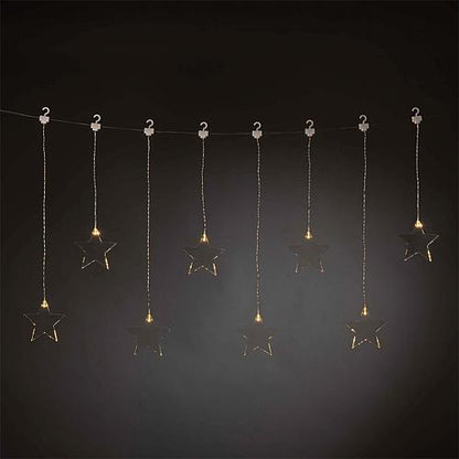 LED Lichtervorhang 8 ww Plexisterne 4452-103