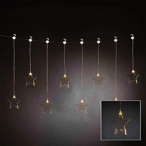 LED Lichtervorhang 8 ww Plexisterne 4452-103