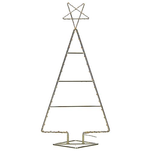 LED Metallweihnachtsbaum messingfarben 1790-880